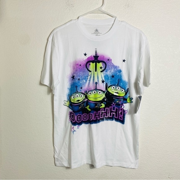 Disney Toy Story NWT Aliens Tee Pizza Planet "OOOHHHHH" Tee Size: Small - Picture 1 of 6